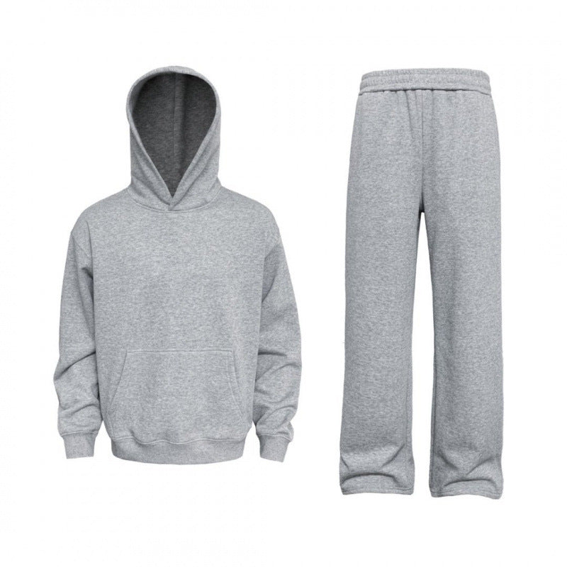 Warm Solid-color Pullover Hoodie With A Straight Fit Altior Prime