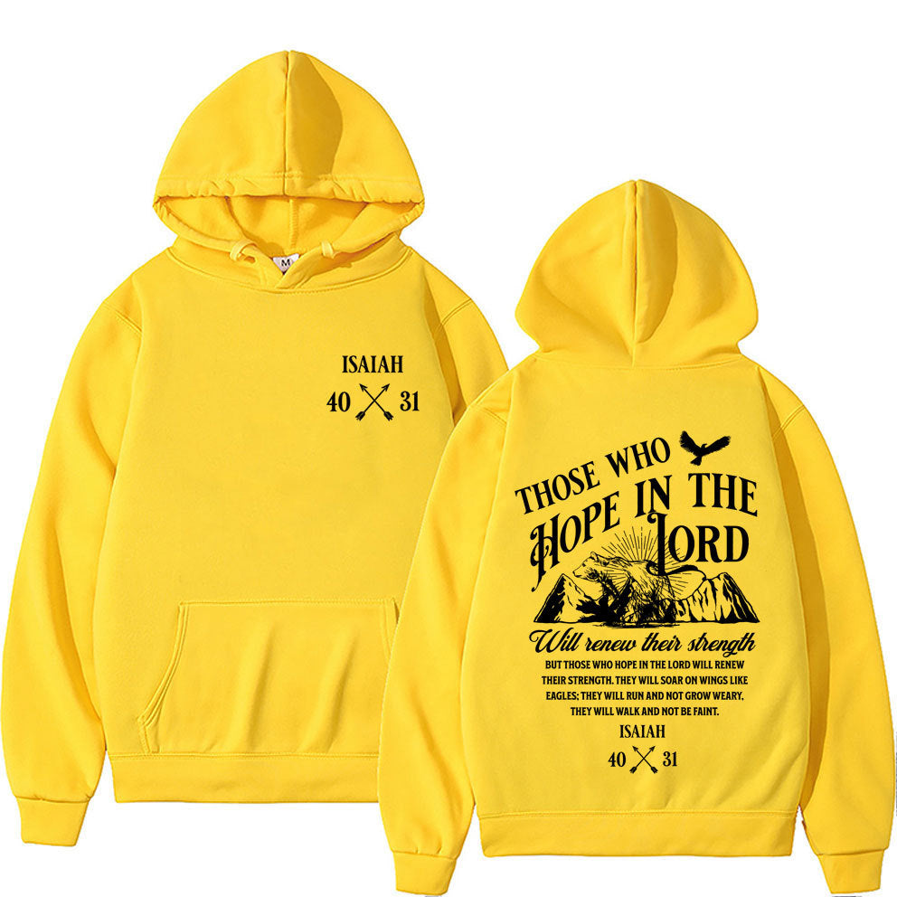 Christian Jesus Letters Print Hoodies Men Women's Clothing Altior Prime Jesus is God