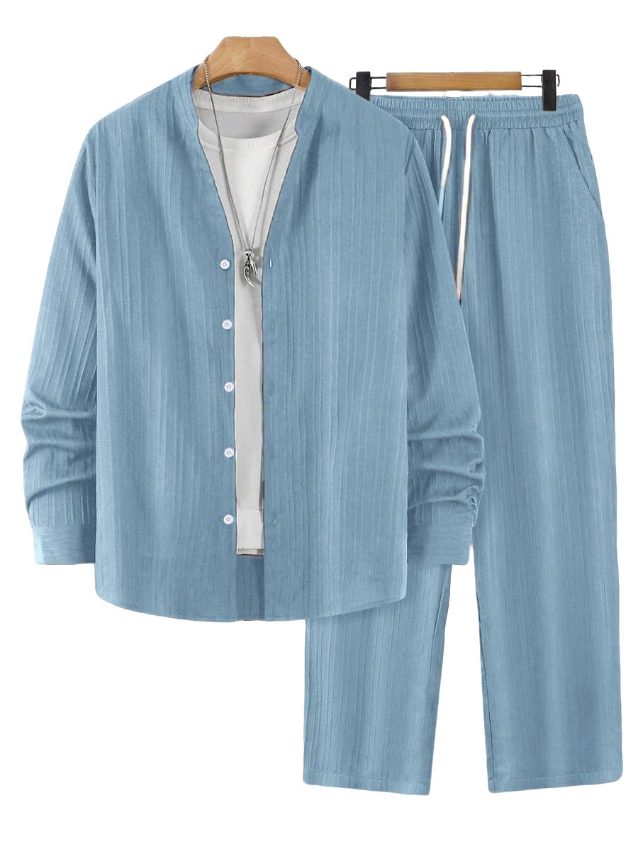 Solid-color Men's Casual Sport Two-piece Set Altior Prime