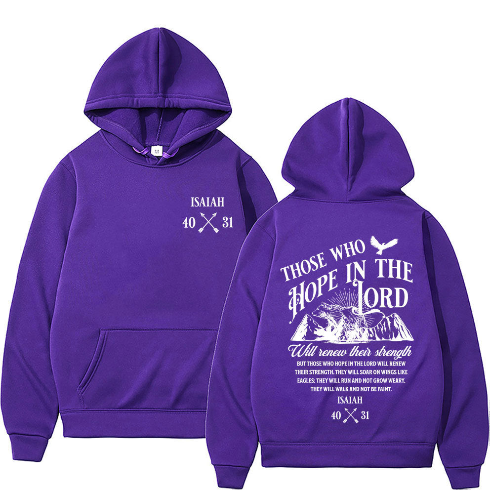 Christian Jesus Letters Print Hoodies Men Women's Clothing Altior Prime Jesus is God