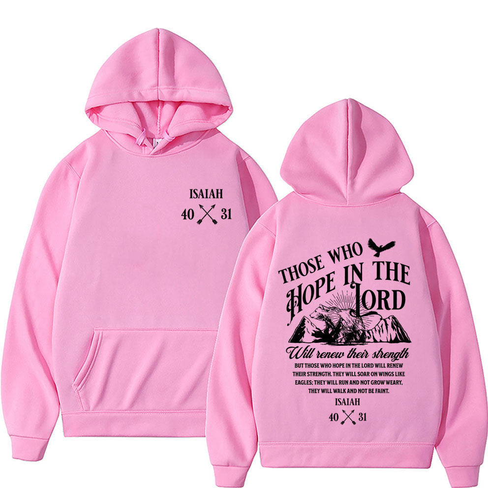 Christian Jesus Letters Print Hoodies Men Women's Clothing Altior Prime Jesus is God
