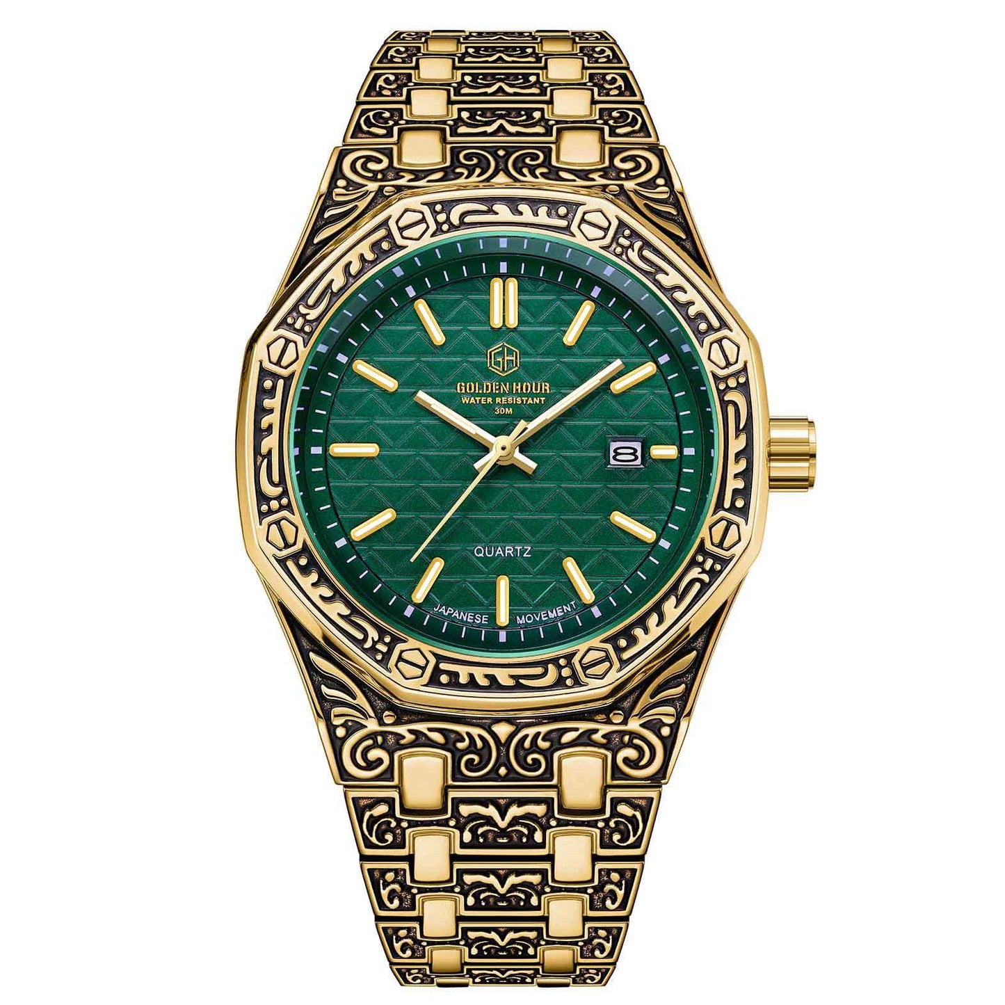 Spiral Crown Round Mechanical Men's Casual Watch Altior Prime