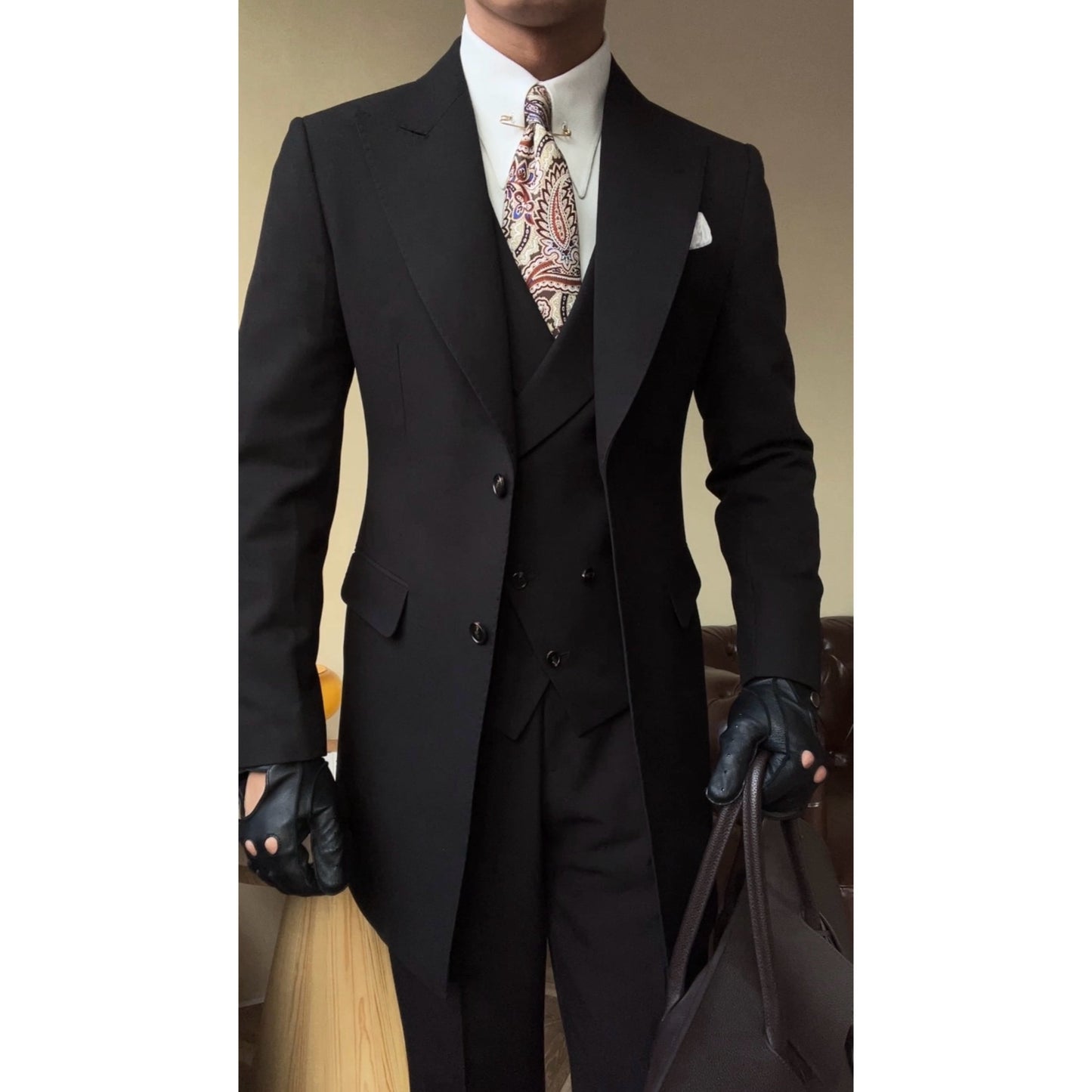 Black Milano Suit - Over Jacket Altior Prime