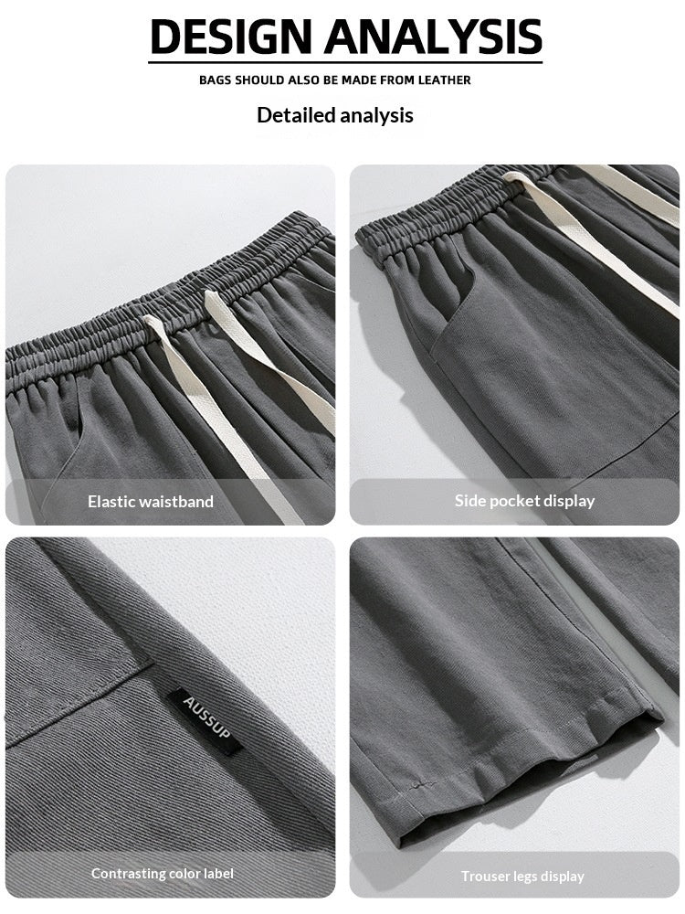 High-street Loose Straight-leg Wide-leg Pants Mens Altior Prime