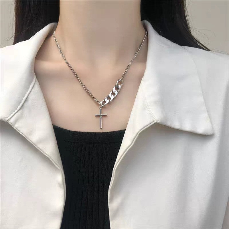 Asymmetrical Titanium Steel Chain Personality Clavicle Chain Altior Prime