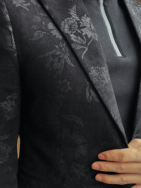 Men's Slim Fit Floral Print Casual Balzers Altior Prime