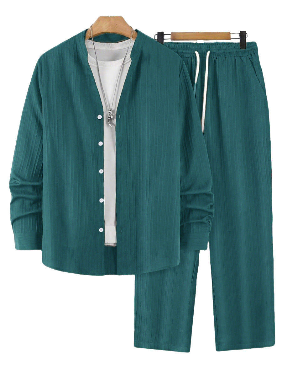 Solid-color Men's Casual Sport Two-piece Set Altior Prime