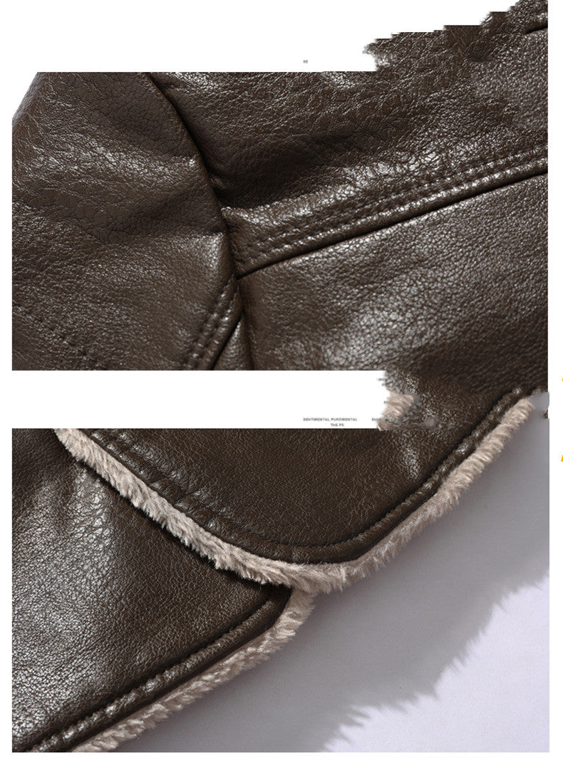 Jacket Winter Warm Fleece Single-breasted Coat For Men Long Clothing Altior Prime