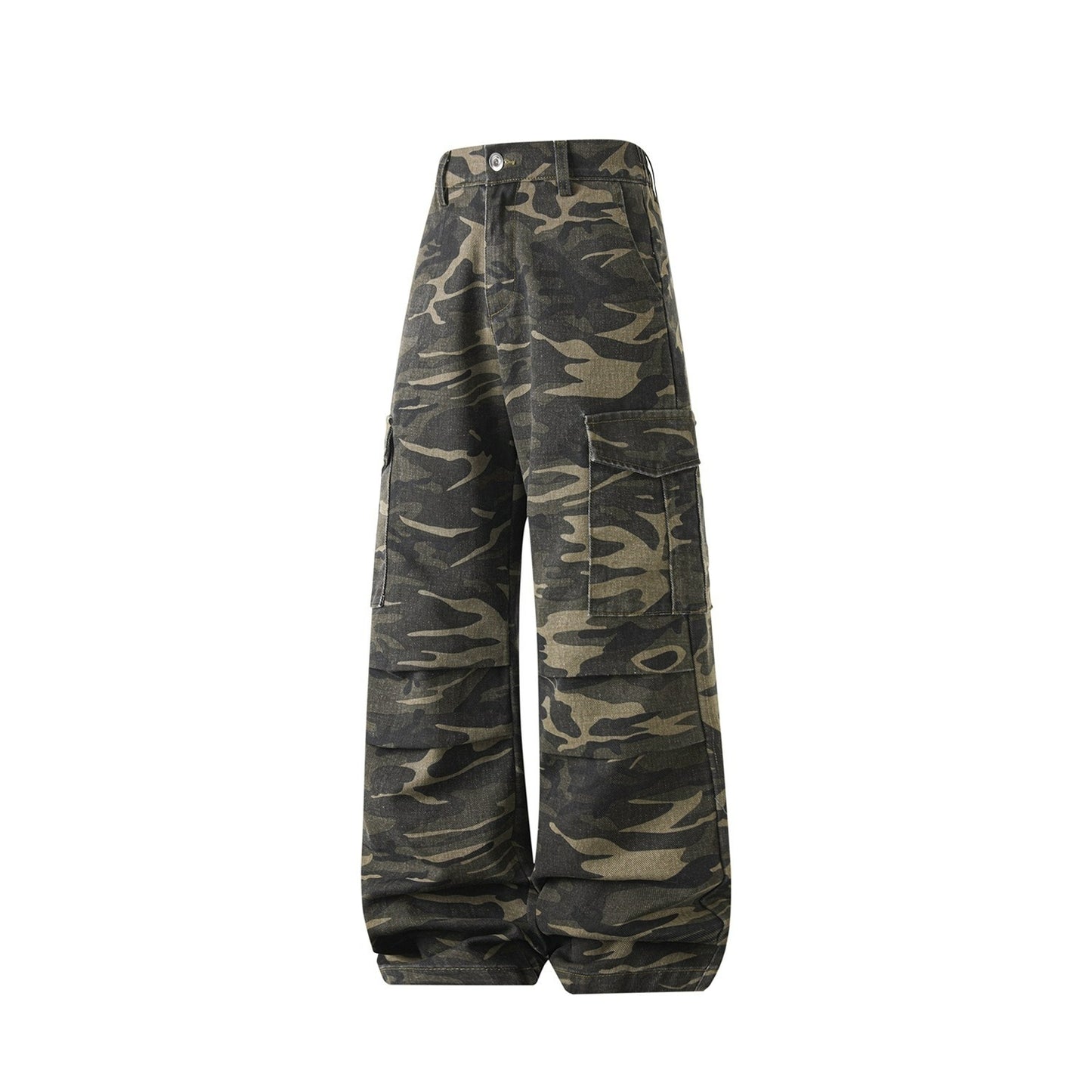 Workwear Camo Casual Pants Mens Straight-Leg Wide-Leg Trousers Altior Prime