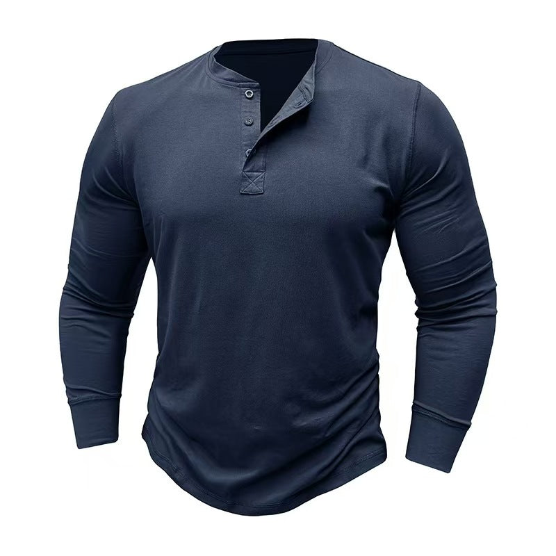 Men's Fashionable Pure Cotton Crewneck Long-Sleeve Altior Prime