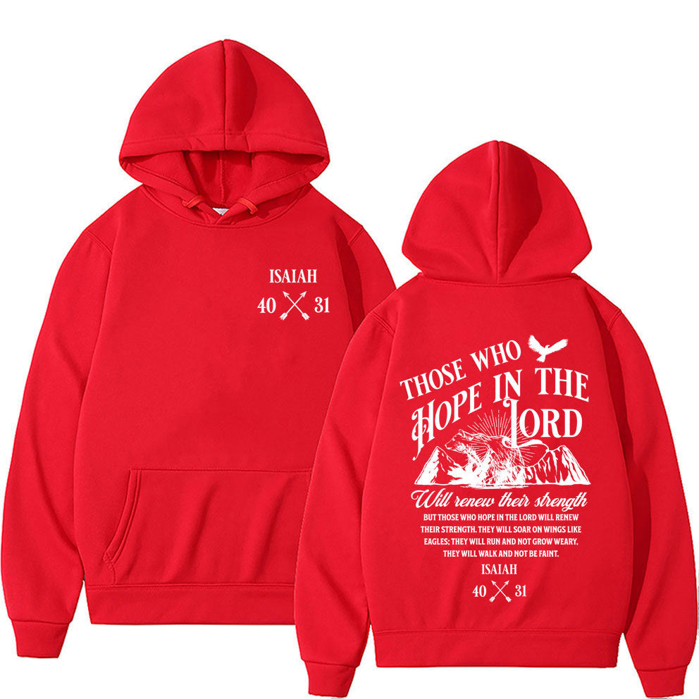 Christian Jesus Letters Print Hoodies Men Women's Clothing Altior Prime Jesus is God