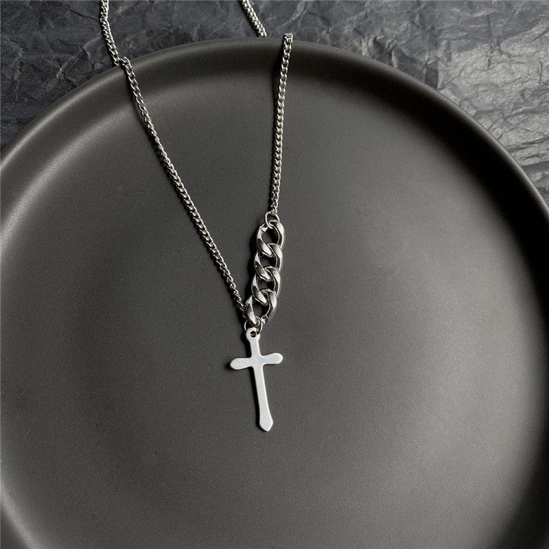 Asymmetrical Titanium Steel Chain Personality Clavicle Chain Altior Prime