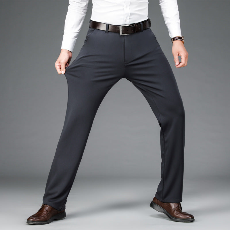 Mens Stretch Business Straight-Cut Casual Pants Altior Prime
