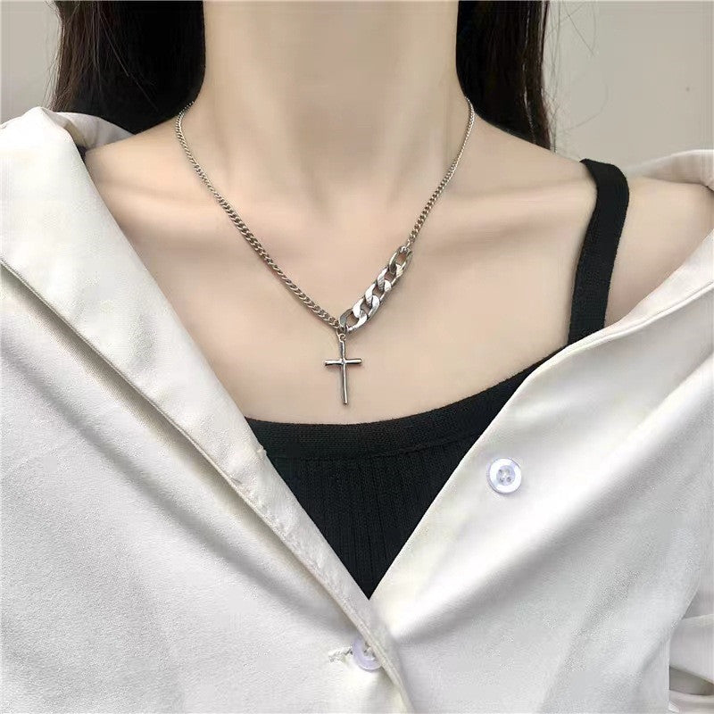 Asymmetrical Titanium Steel Chain Personality Clavicle Chain Altior Prime