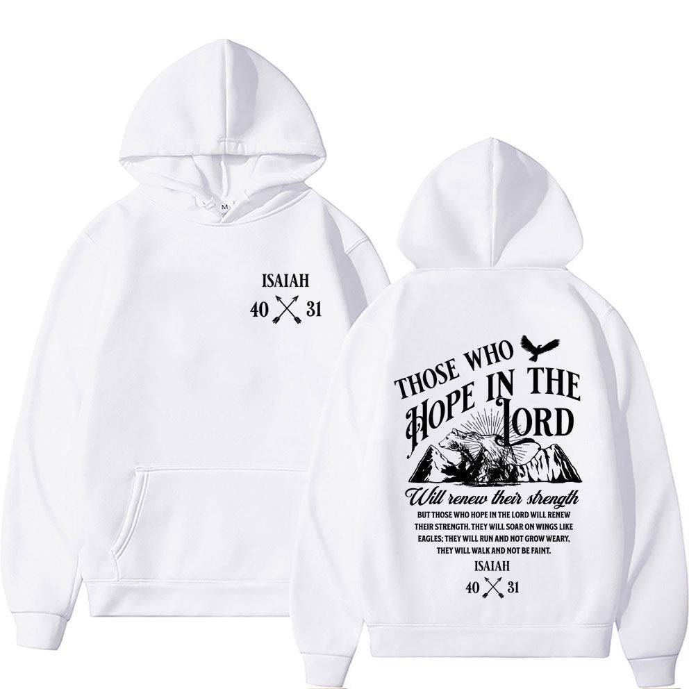 Christian Jesus Letters Print Hoodies Men Women's Clothing Altior Prime Jesus is God