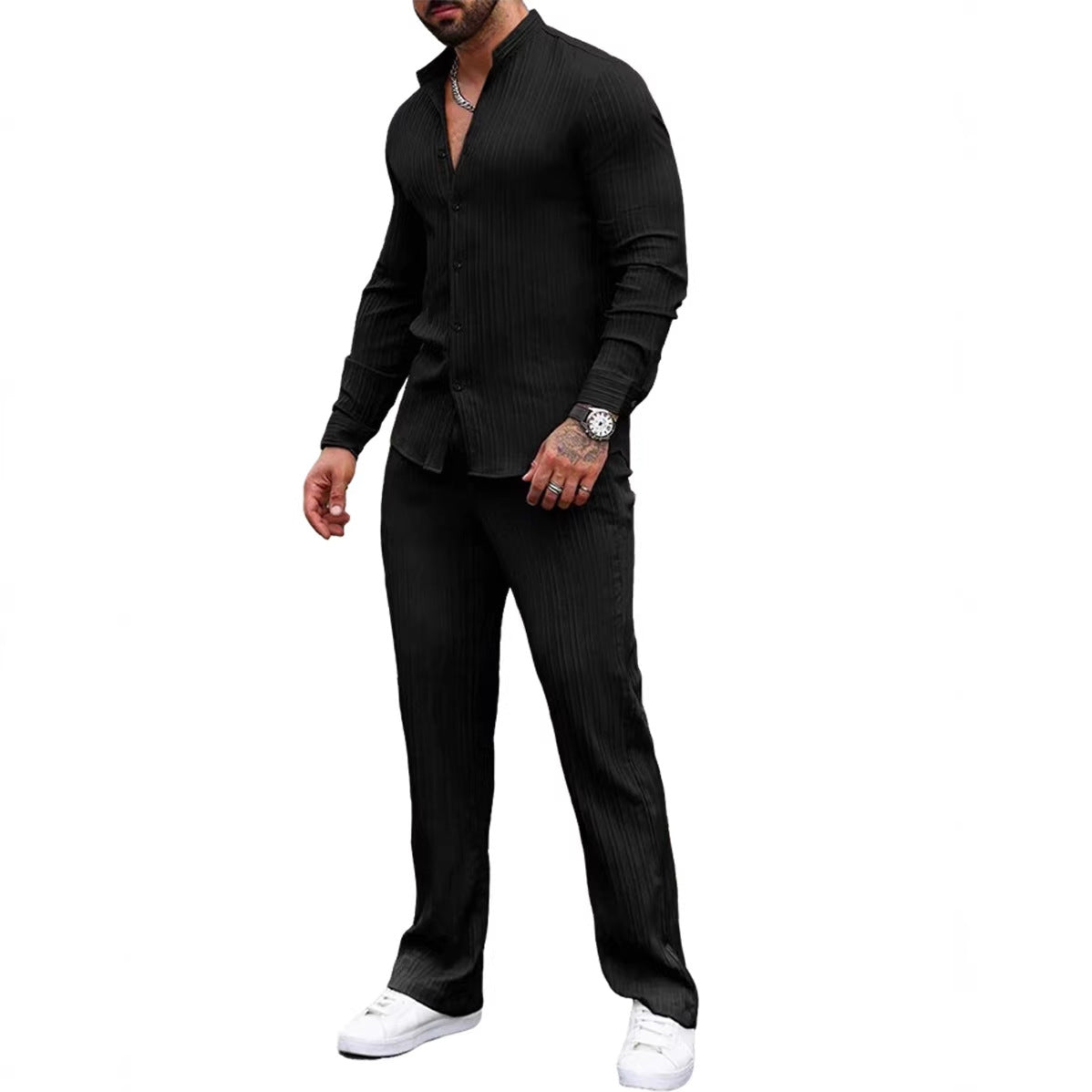 Solid-color Men's Casual Sport Two-piece Set Altior Prime