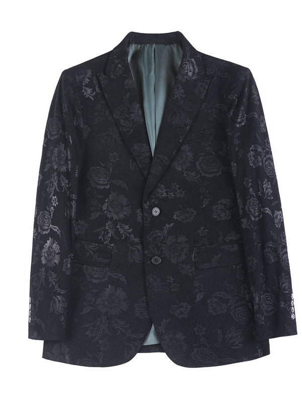Men's Slim Fit Floral Print Casual Balzers Altior Prime