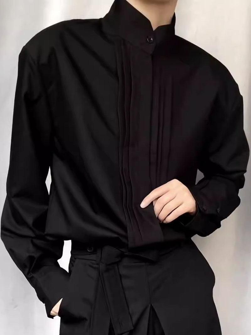 Men's Pleated Shoulder Padded Shirt Altior Prime