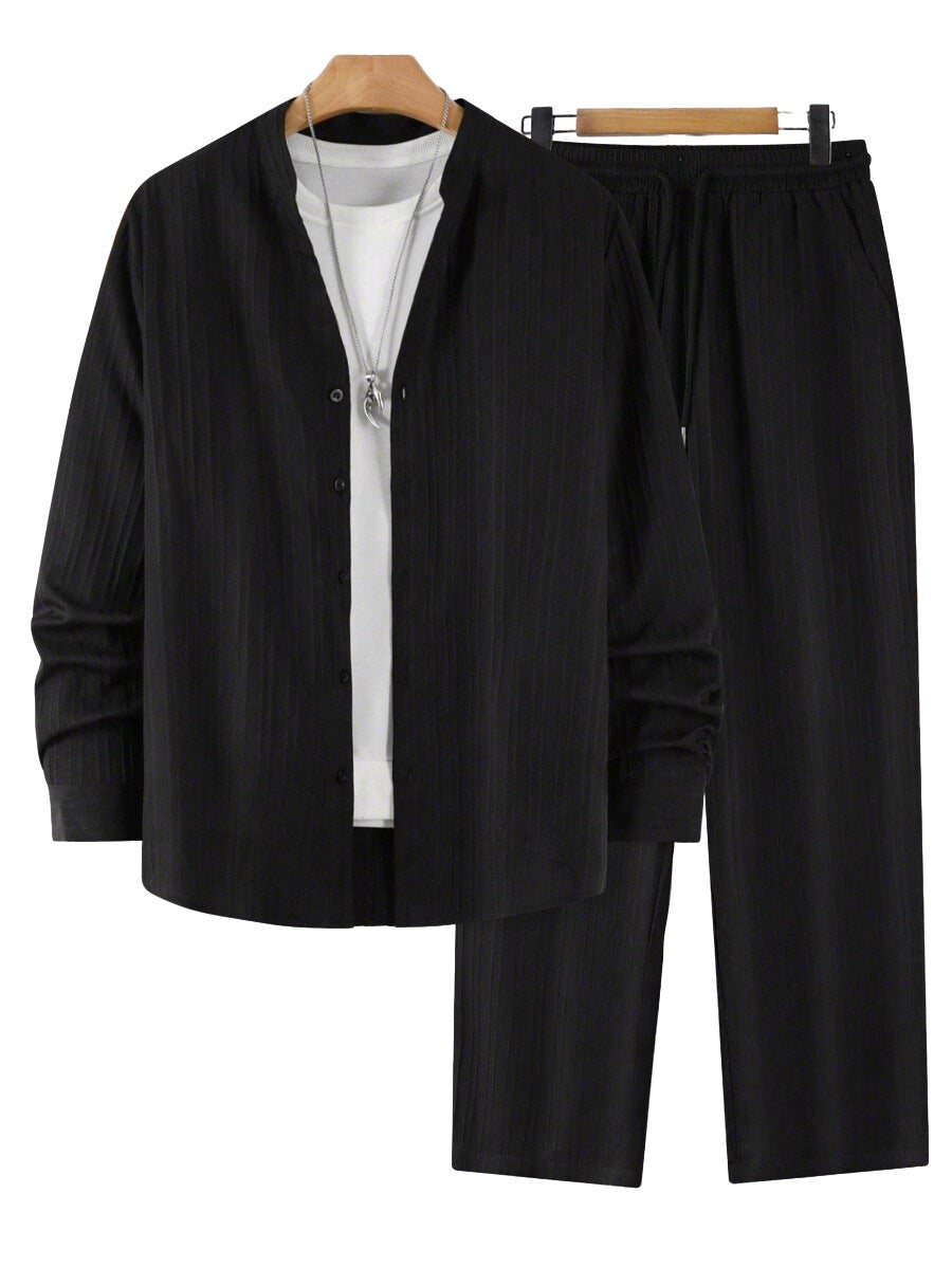 Solid-color Men's Casual Sport Two-piece Set Altior Prime