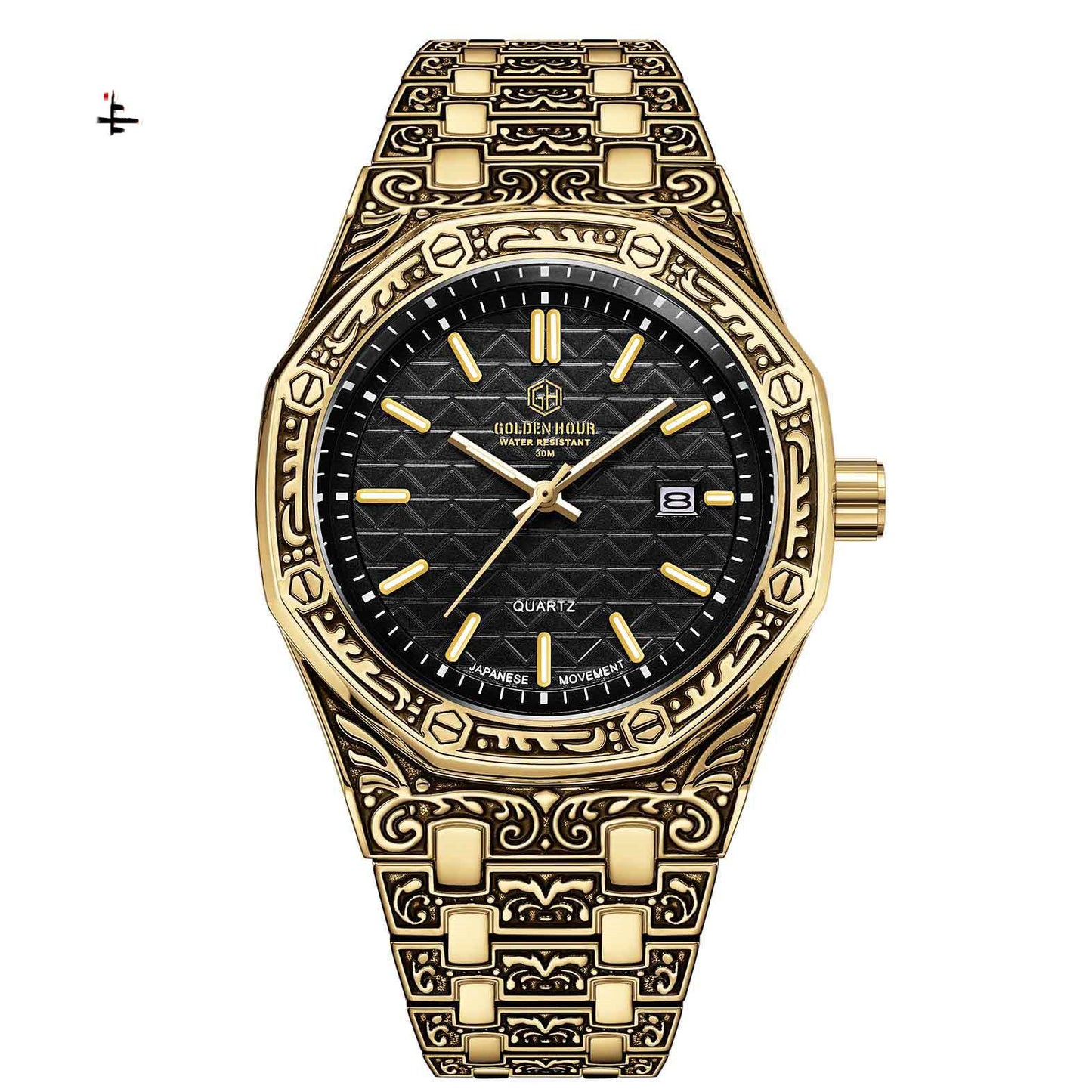 Spiral Crown Round Mechanical Men's Casual Watch Altior Prime