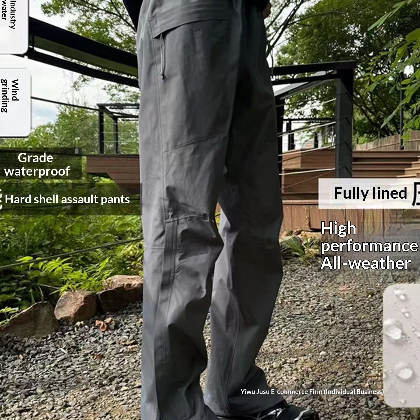 American-style Functional Hardshell Cargo Pants Altior Prime