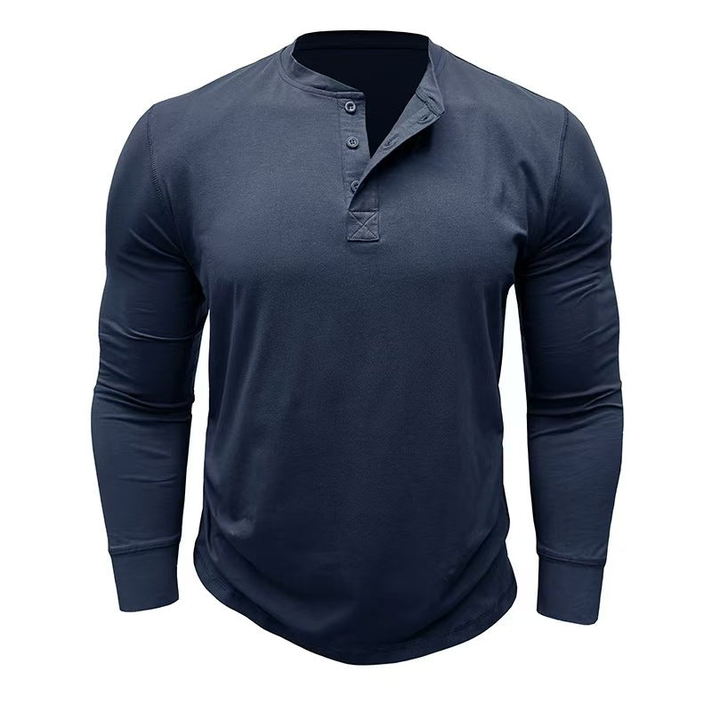 Men's Fashionable Pure Cotton Crewneck Long-Sleeve Altior Prime