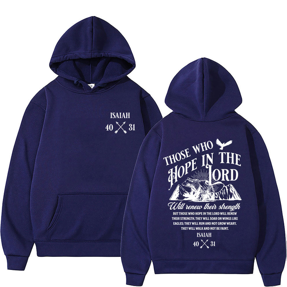 Christian Jesus Letters Print Hoodies Men Women's Clothing Altior Prime Jesus is God