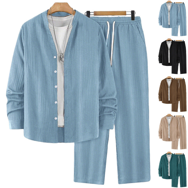 Solid-color Men's Casual Sport Two-piece Set Altior Prime