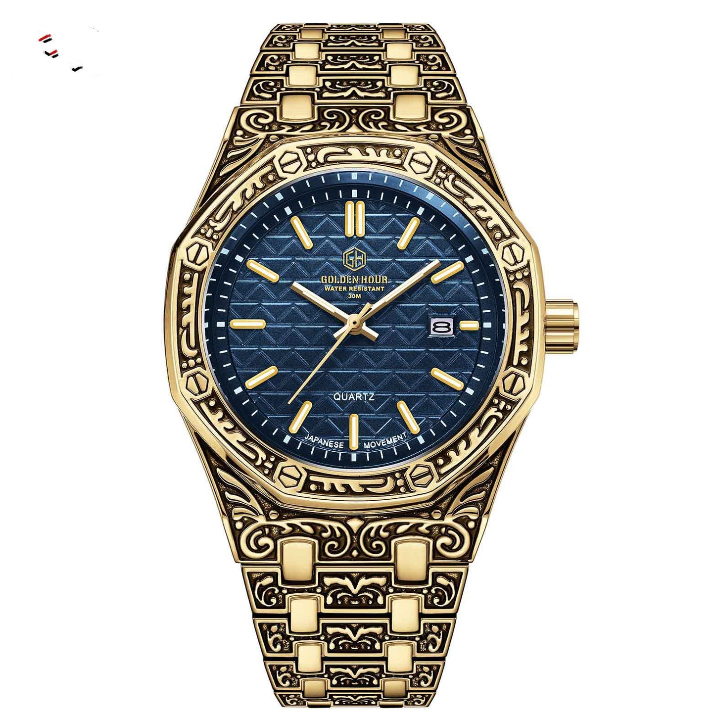 Spiral Crown Round Mechanical Men's Casual Watch Altior Prime