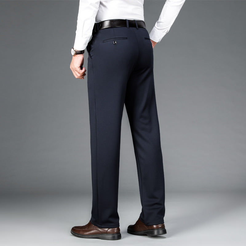 Mens Stretch Business Straight-Cut Casual Pants Altior Prime