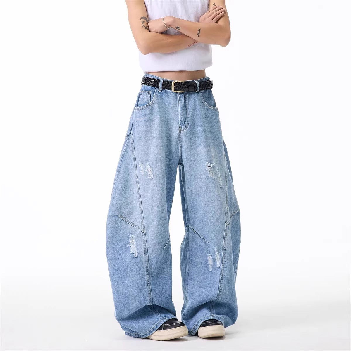 American-style Tailored Bootcut Jeans, Womens And Mens, Springautumn Vintage