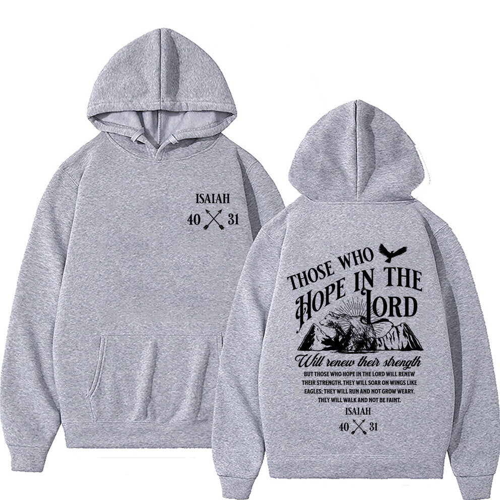 Christian Jesus Letters Print Hoodies Men Women's Clothing Altior Prime Jesus is God