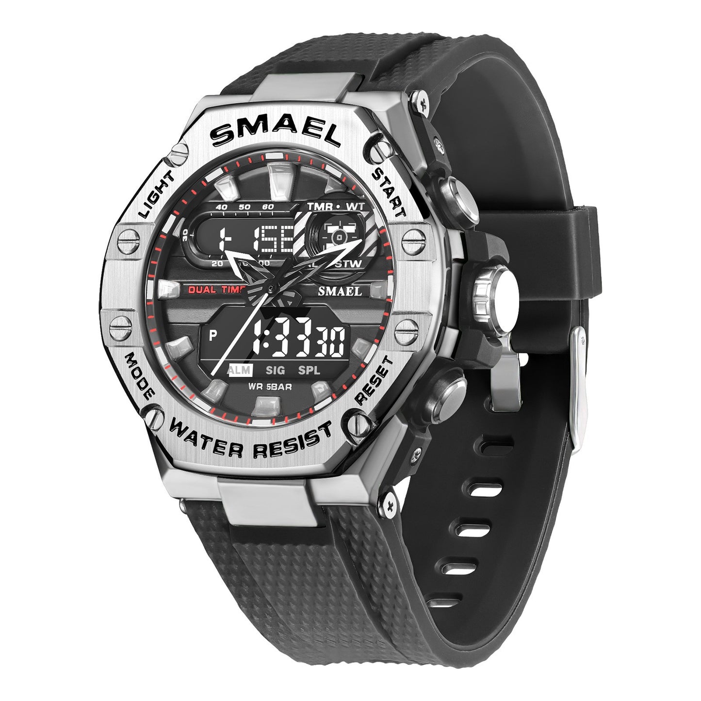 Digital Alloy Electronic Watch Men Altior Prime
