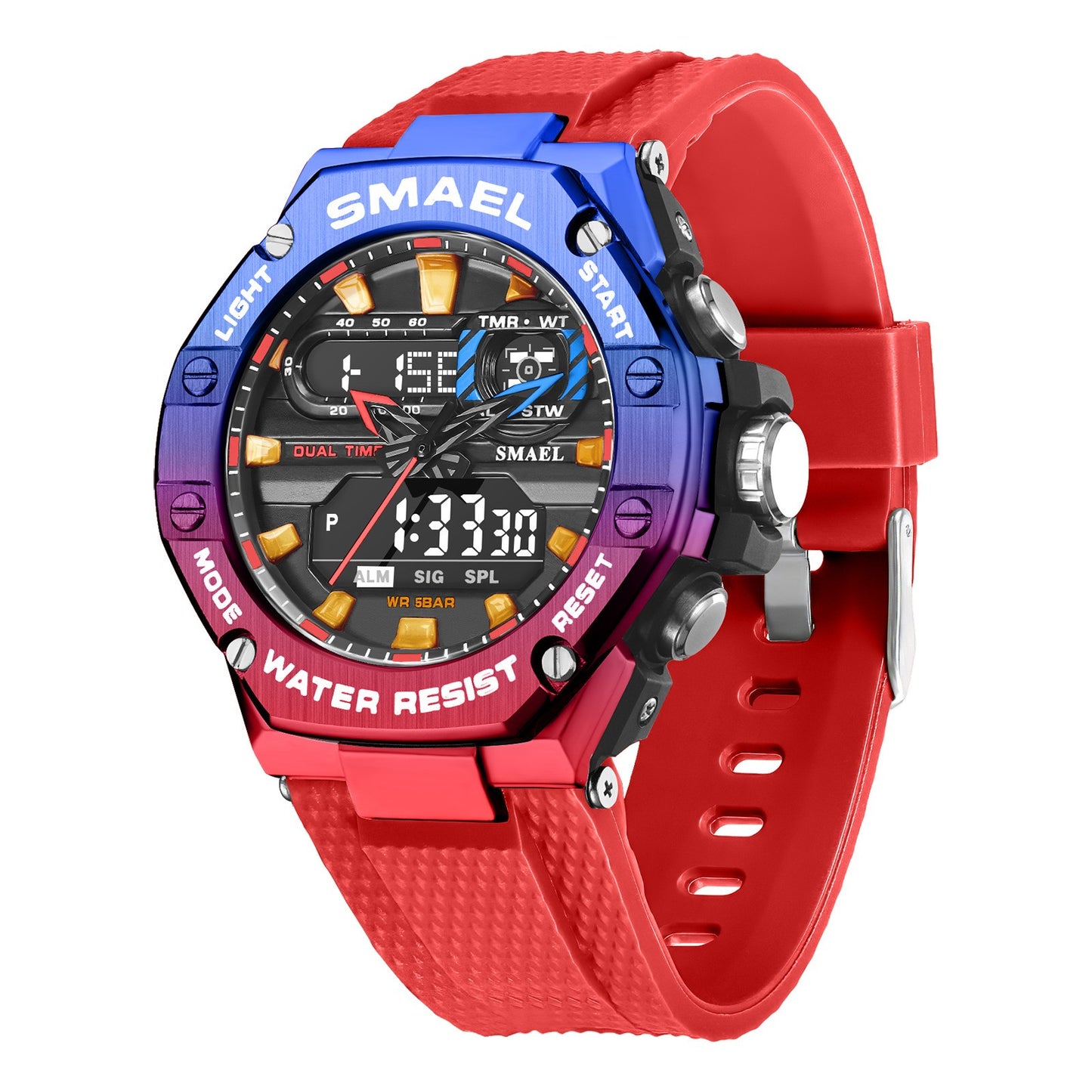 Digital Alloy Electronic Watch Men Altior Prime
