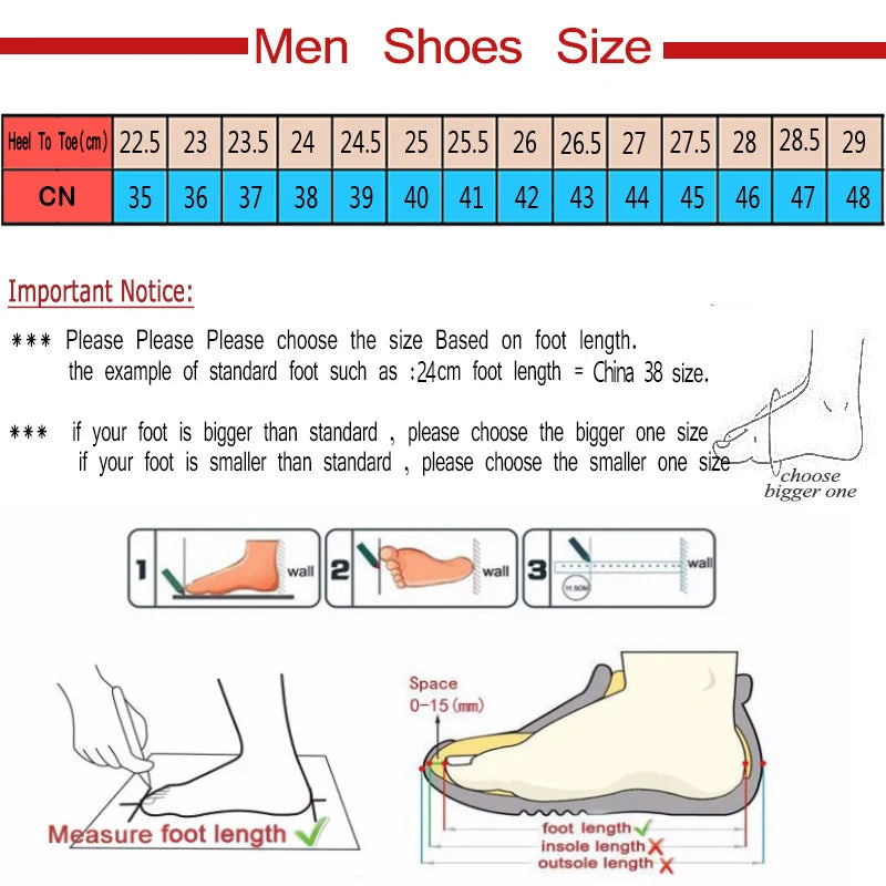 Red Sole Dress Shoes for Men Business Office Men Loafers Male Flats Driving Shoes Casual Moccasin Slip-On Wedding Leather Shoes