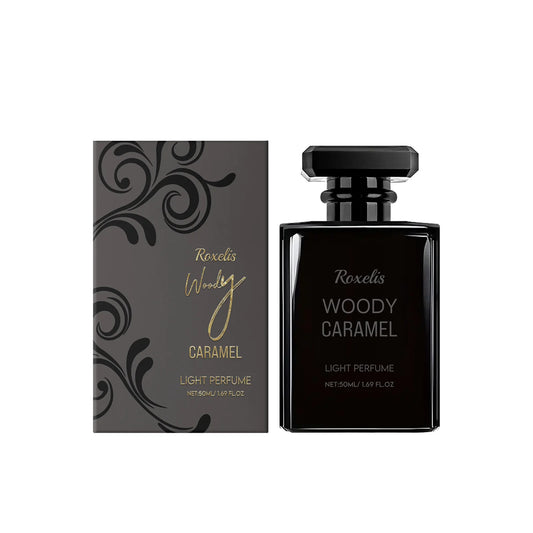 Woody Caramel Perfume - Natural Fresh Scent, Long-Lasting, Perfect for Daily & Dating, Travel-Size
