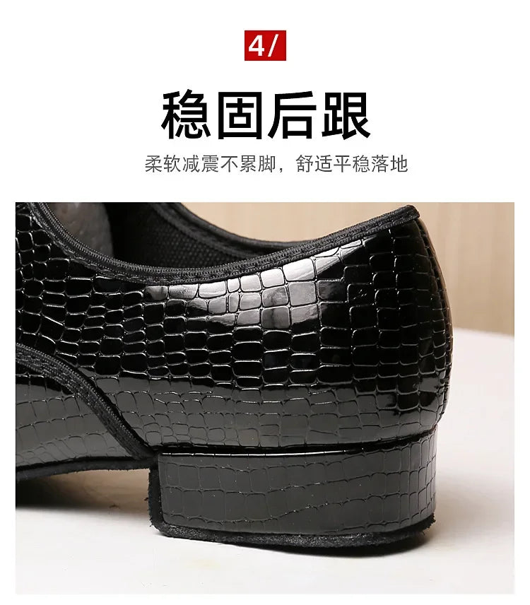 Male Big Size White Dance Shoes Men Soft Leather Latin Shoes Man Jazz Waltz Ballroom Dancing Yoga Train Sneakers Stage Footwear