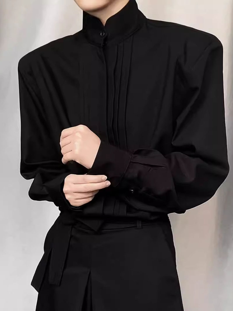Men's Pleated Shoulder Padded Shirt Altior Prime