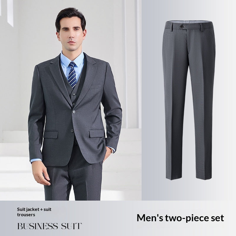 Smog Blue Men's Business Formal Wear Professional Attire Suit Altior Prime
