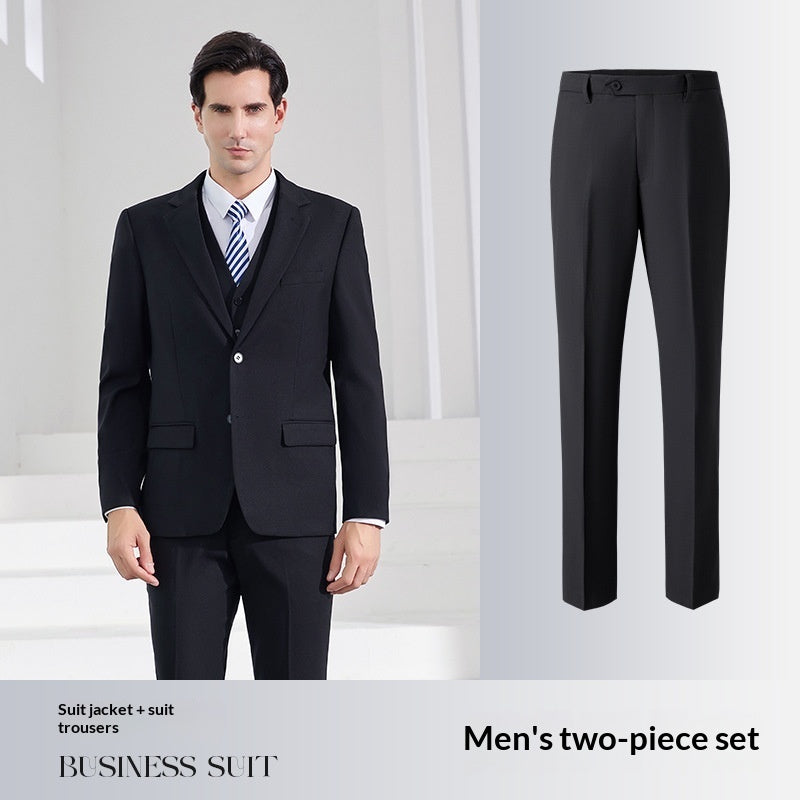 Smog Blue Men's Business Formal Wear Professional Attire Suit Altior Prime