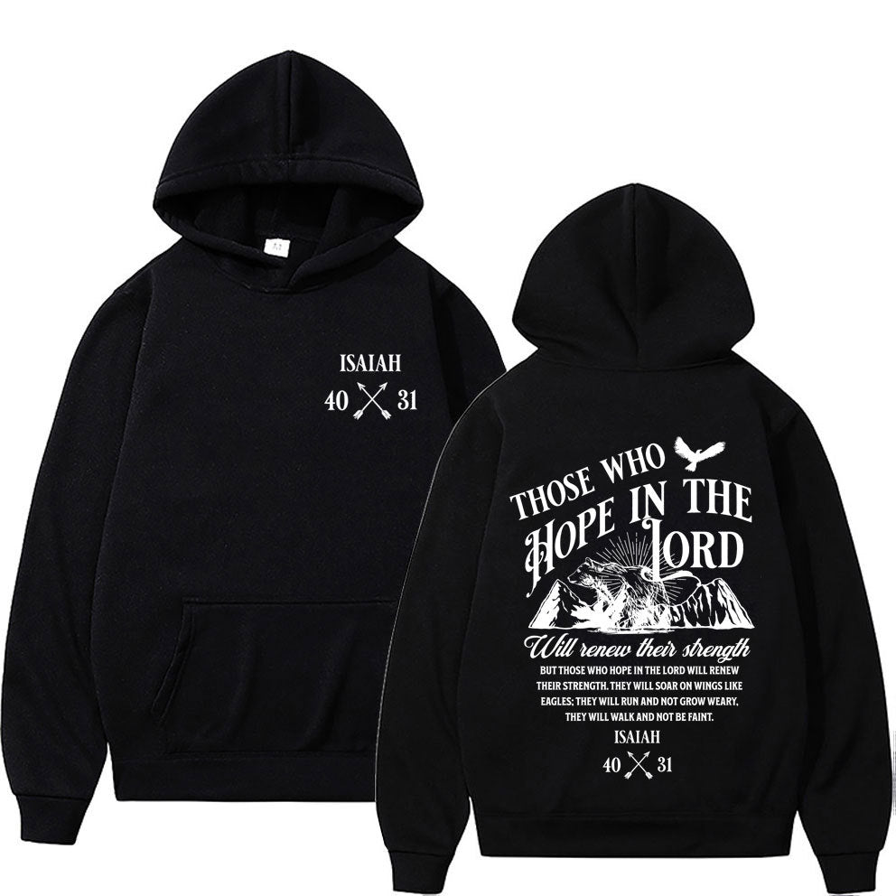 Christian Jesus Letters Print Hoodies Men Women's Clothing Altior Prime Jesus is God