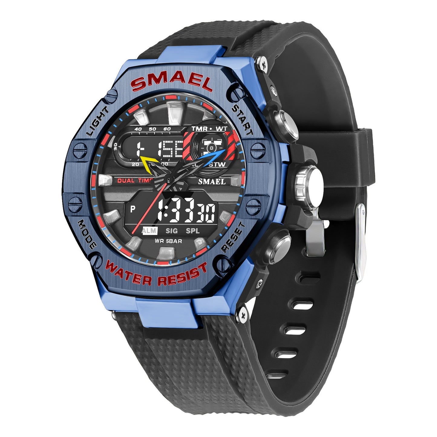 Digital Alloy Electronic Watch Men Altior Prime