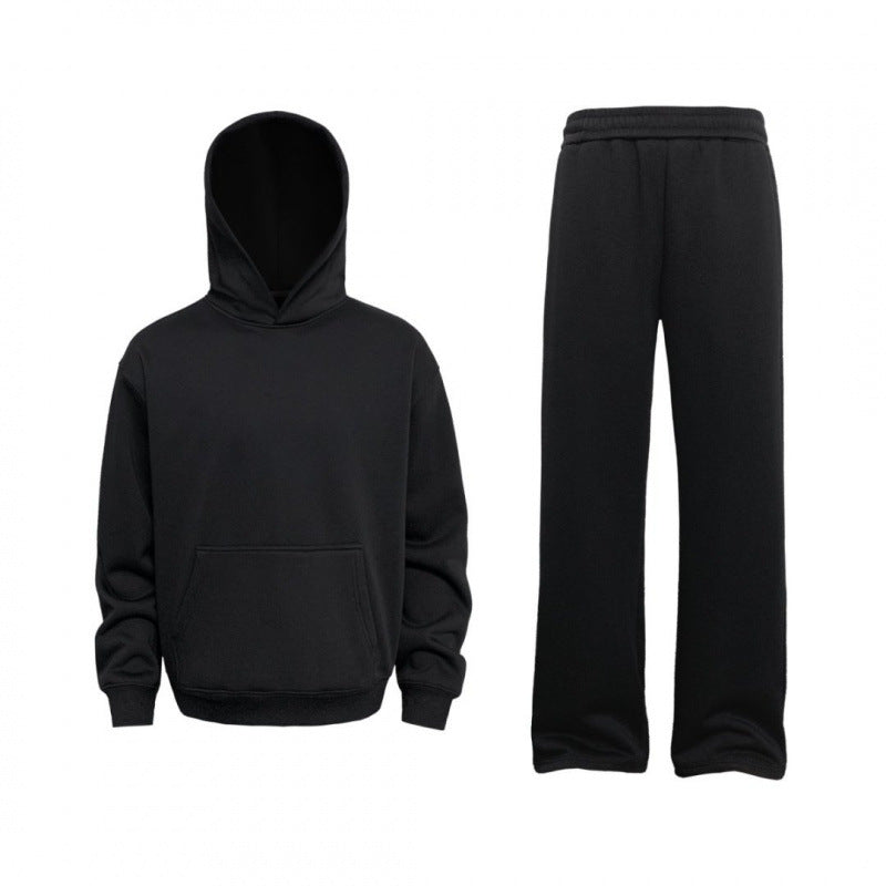 Warm Solid-color Pullover Hoodie With A Straight Fit Altior Prime