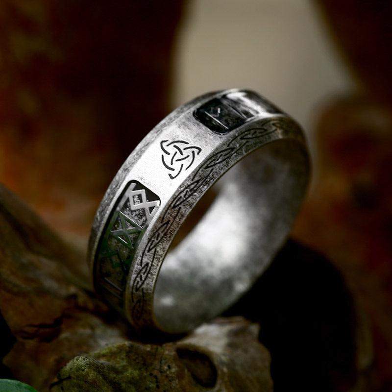Simple Stainless Steel Old Rings For Men And Women Altior Prime