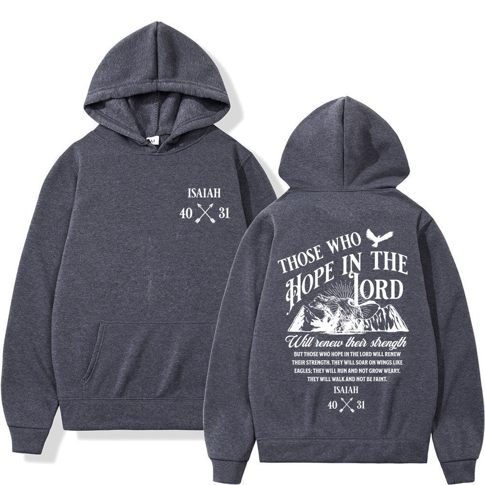 Christian Jesus Letters Print Hoodies Men Women's Clothing Altior Prime Jesus is God