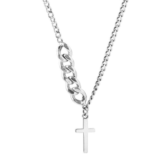 Asymmetrical Titanium Steel Chain Personality Clavicle Chain Altior Prime