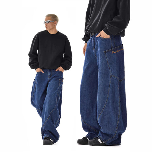 American-style Vintage Design Scimitar Workwear Jeans For Men And Women Altior Prime