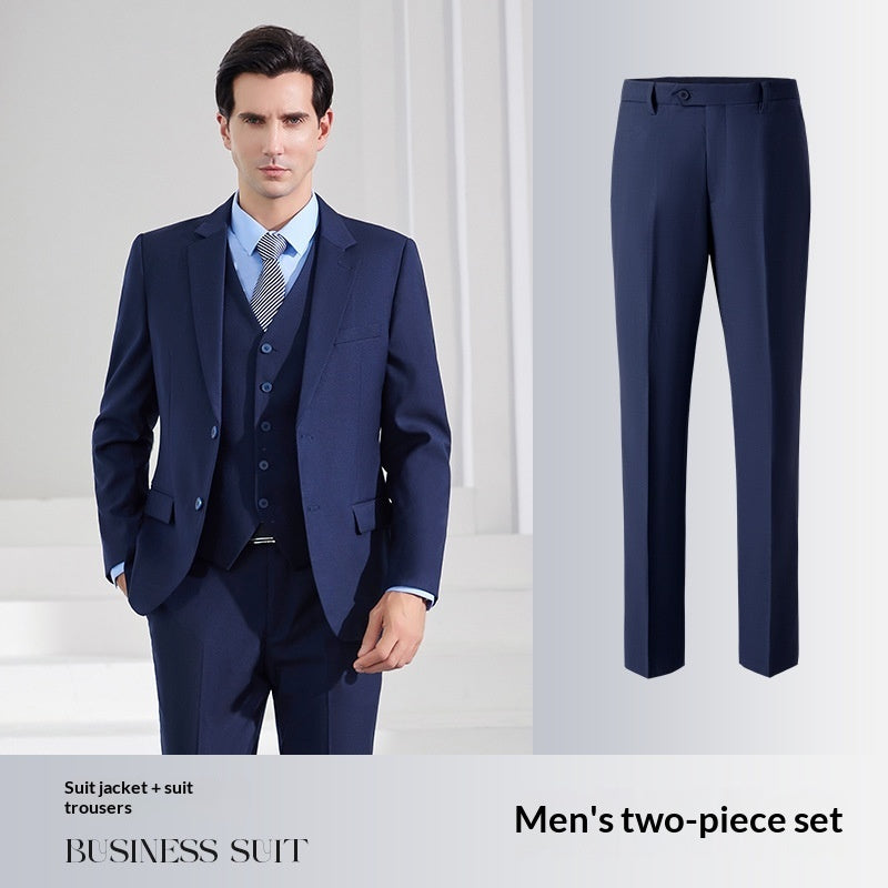 Smog Blue Men's Business Formal Wear Professional Attire Suit Altior Prime