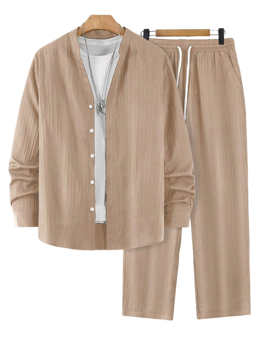 Solid-color Men's Casual Sport Two-piece Set Altior Prime